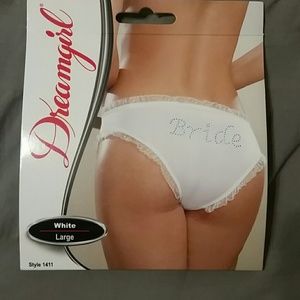Bride rhinestone panties for wedding